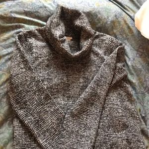 J. Crew Factory funnel-neck sweatshirt; size small